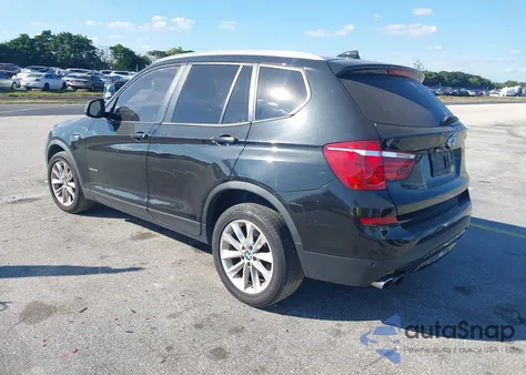 2015 BMW X3 Sdrive28I z USA, uszkodzony, nr VIN 5UXWZ7C59F0M82667